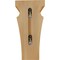 Ekena Millwork 5"W x 5 3/4"D x 10"H Medium Nevio Wood Corbel, Red Oak CORW05X05X10NERO - alternate 4